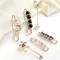 140PCS Pearl Brooch, Pant Waist Tightener, Safety Pin for Clothes, Faux Pearl Brooches for Women, Fashion Cover Up Buttons Clothing Dresses Decoration Accessories Pant Waist Tightener Safety Pins